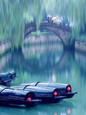  Le Pont Lucheux de Shaoxing: Une Flânerie Millénaire au-dessus d'Eaux Scintillantes !